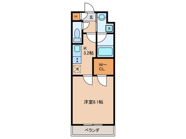 ステラウッド南恵我之荘の物件間取画像